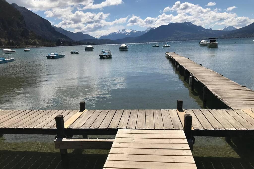 Chez Jacques - Terrasse Avec Vue Lac Et Montagne Annecy Buitenkant foto